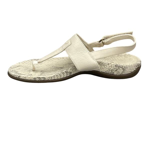 Vionic Tala White Leather T Strap Comfort Sling Back Sandal Women 9M/41 - Picture 3 of 11